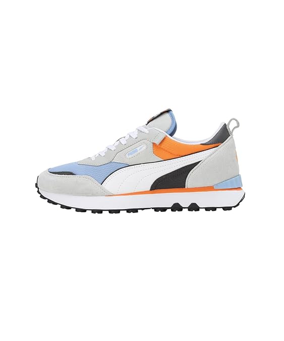 Puma Unisex-Adult Rider FV Future Vintage Ash Gray-Blissful Blue Sneaker - 9 UK (38767228)