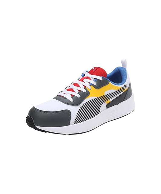 Puma Men's Cblock Team Royal-High Risk Red-Black-Spectra Yellow Sneaker UK-6 (38796402)