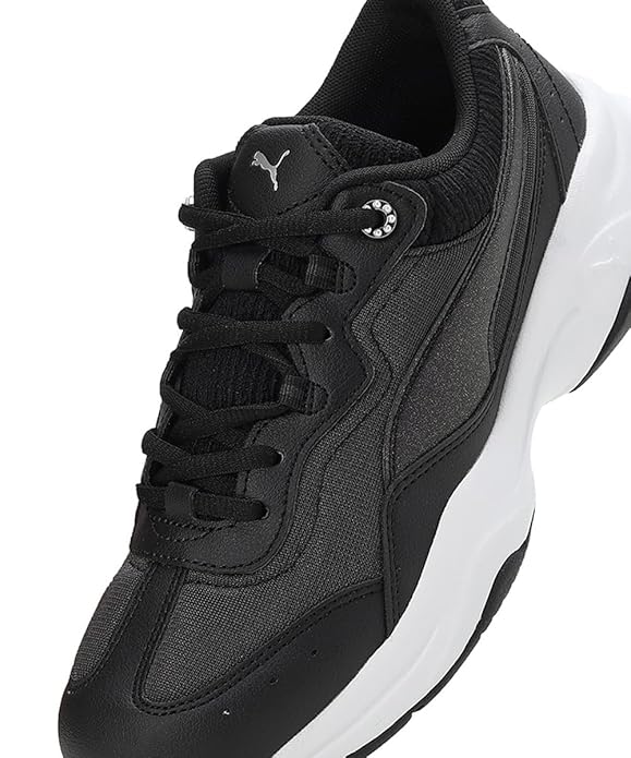 Puma Women's Cilia Regent Romance Flat Dark Gray-Black-Silver Sneaker UK-4 (39337102)