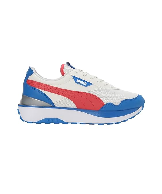 Puma Women, Cruise Rider WNS V1, Warm White-Electric Blush-Racing Blue, Sneaker, 3UK, (39564501)