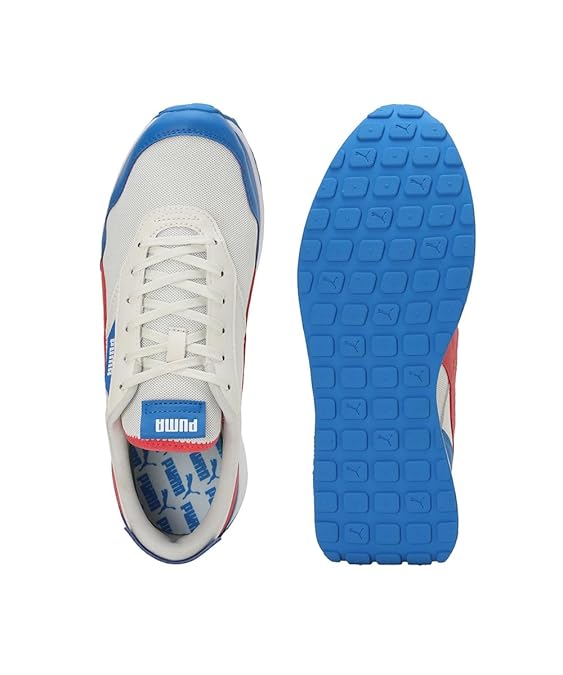 Puma Women, Cruise Rider WNS V1, Warm White-Electric Blush-Racing Blue, Sneaker, 3UK, (39564501)