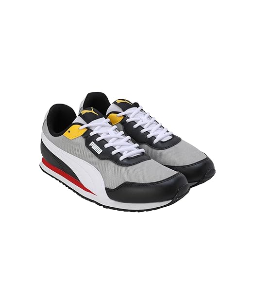 Puma Men's Denver Black-Nimbus Cloud-High Risk Red Sneaker UK-7 (39789703)