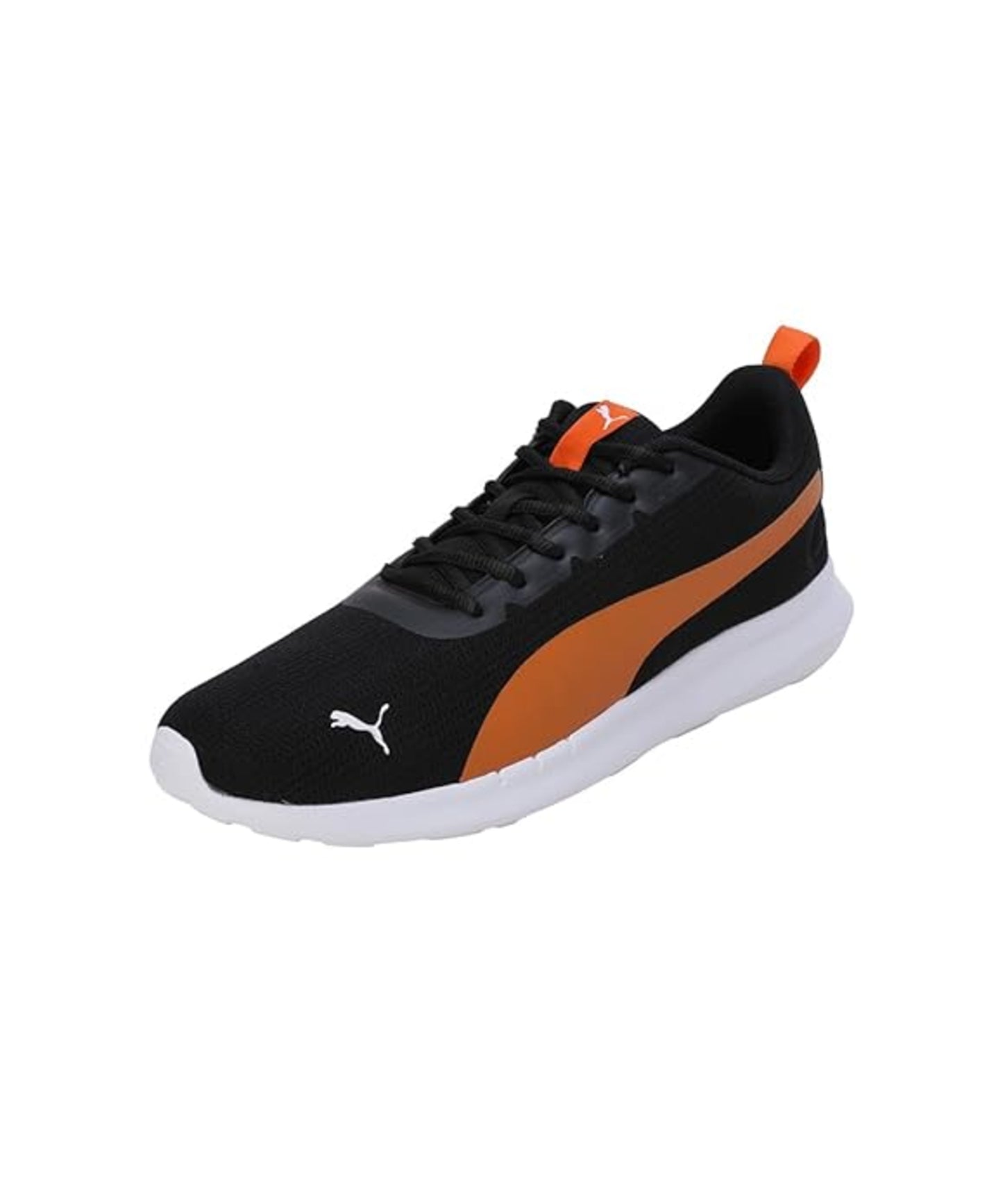 Puma Mens Fireball V1 Black-Vibrant Orange-White Sneaker UK-9 (39627301)
