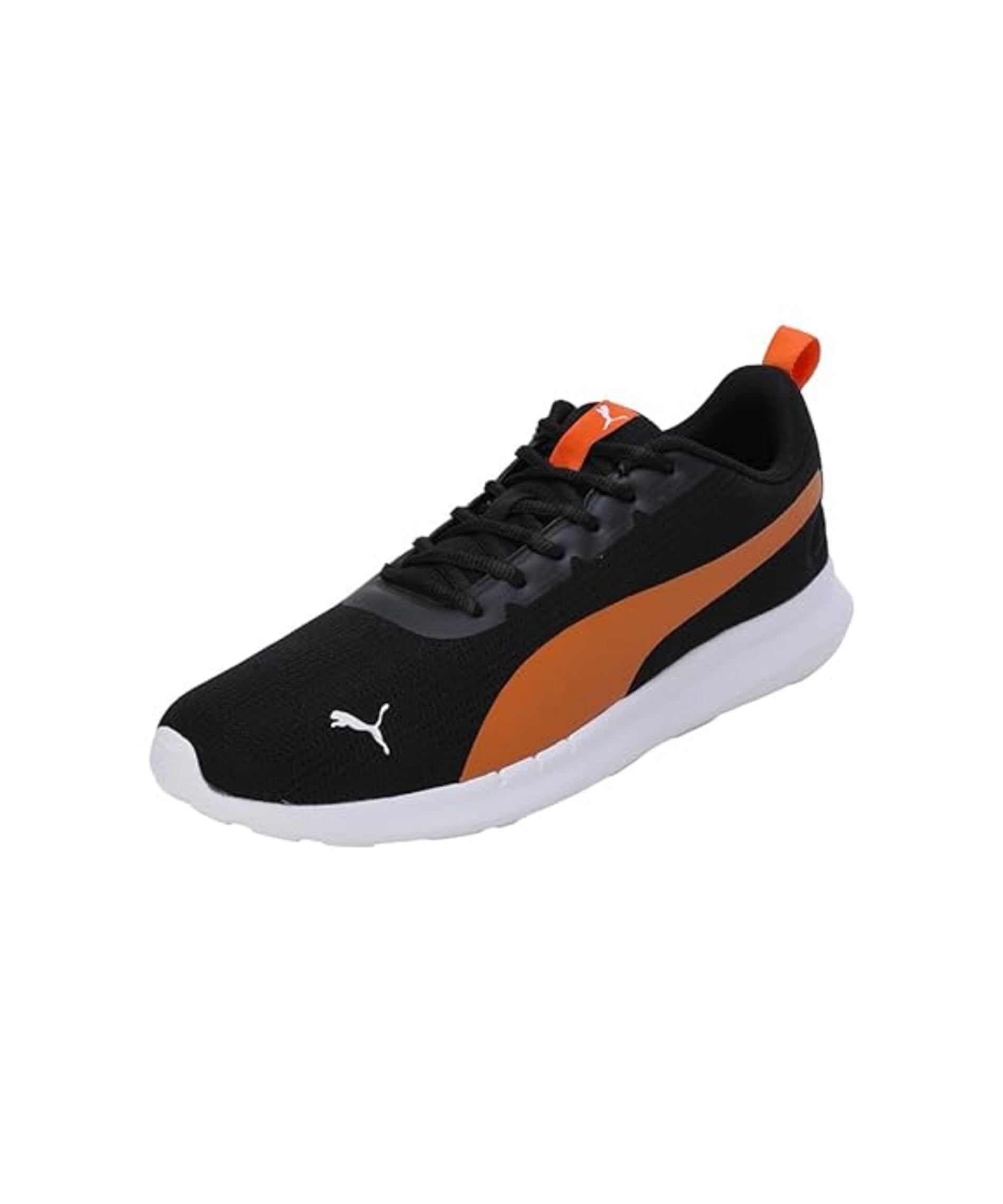 Puma Mens Fireball V1 Black-Vibrant Orange-White Sneaker UK-9 (39627301)