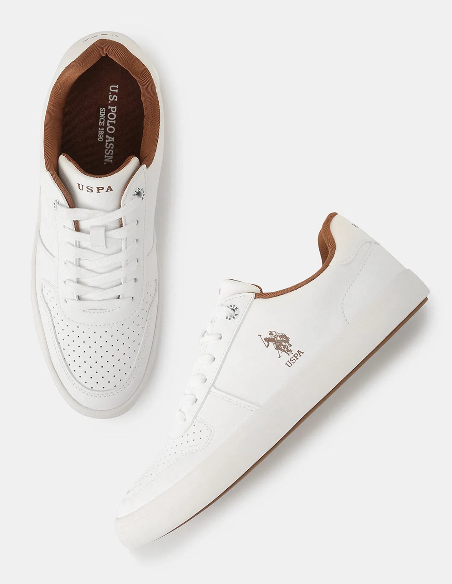 U.S. Polo Assn. Men Conrad 2.0 Round Toe Sneakers UK-11 (2FD25176A01)