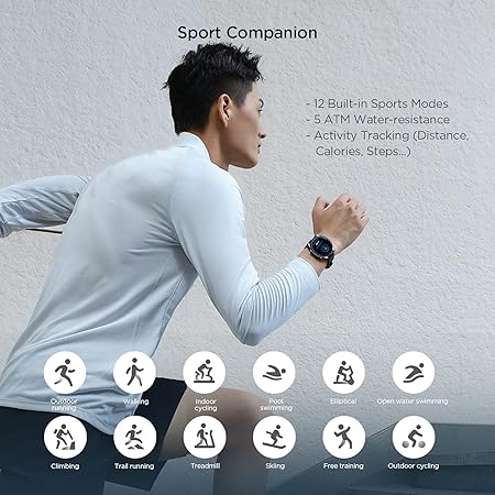 Amazfit GTR 2 Smart Watch  Bluetooth Call, with Alexa GPS Waterproof, Classic