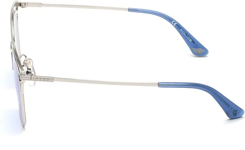 POLICE  Gradient Retro Square Sunglasses (54)  (For Women, Blue) (SPL575K)