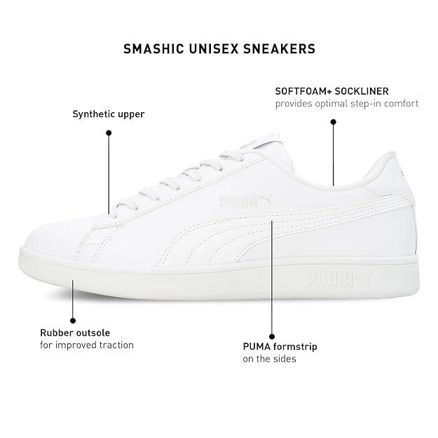 Puma Unisex-Adult Smashic Casual Shoe