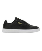 PUMA | Shuffle Ultra Men's Sneakers | Black-Metallic Gold-White | 6UK