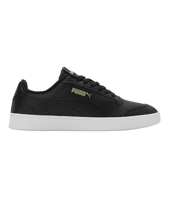 PUMA | Shuffle Ultra Men's Sneakers | Black-Metallic Gold-White | 6UK