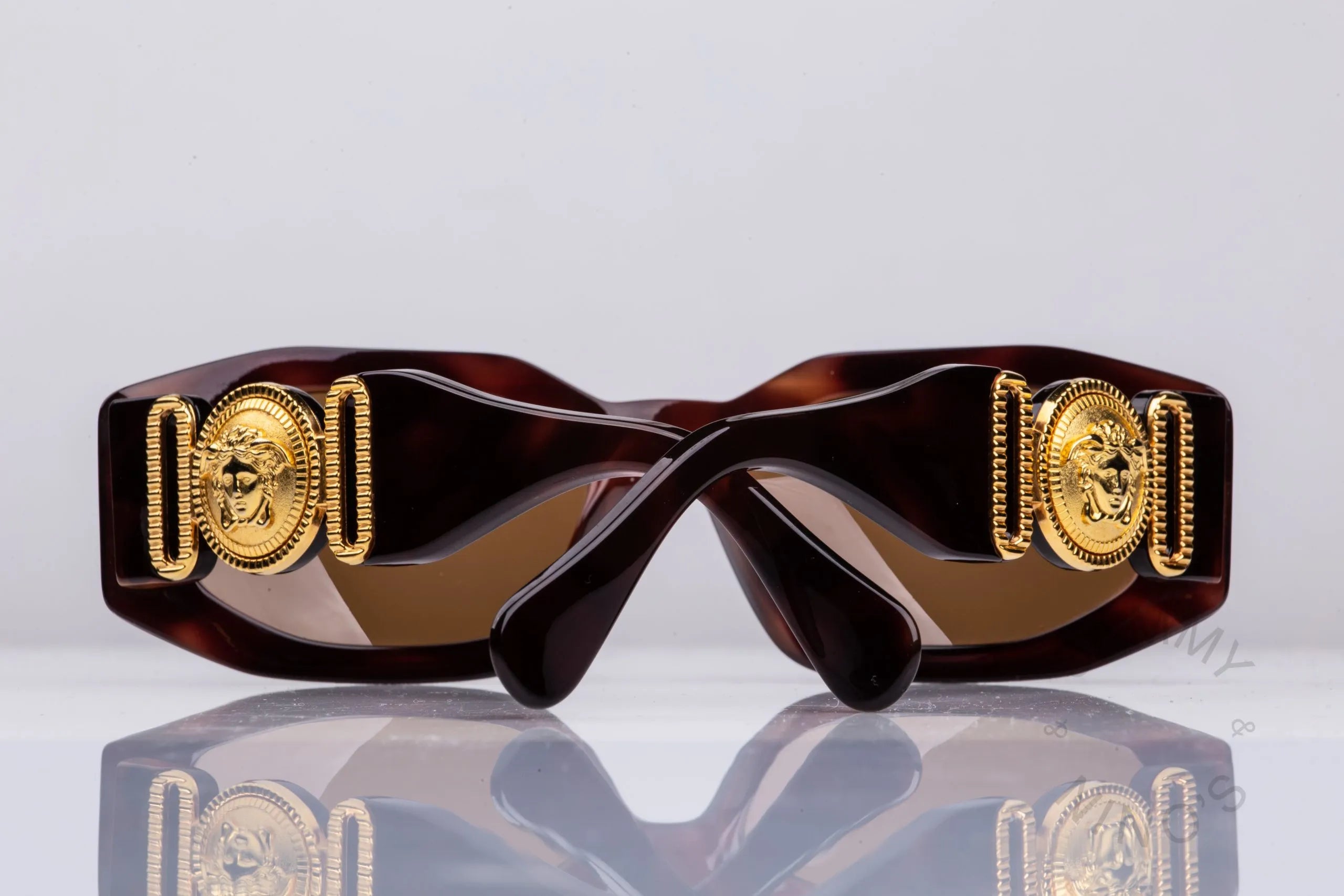 Gianni Versace Women's Sunglasses MOD 414A COL.900 Brown Gold