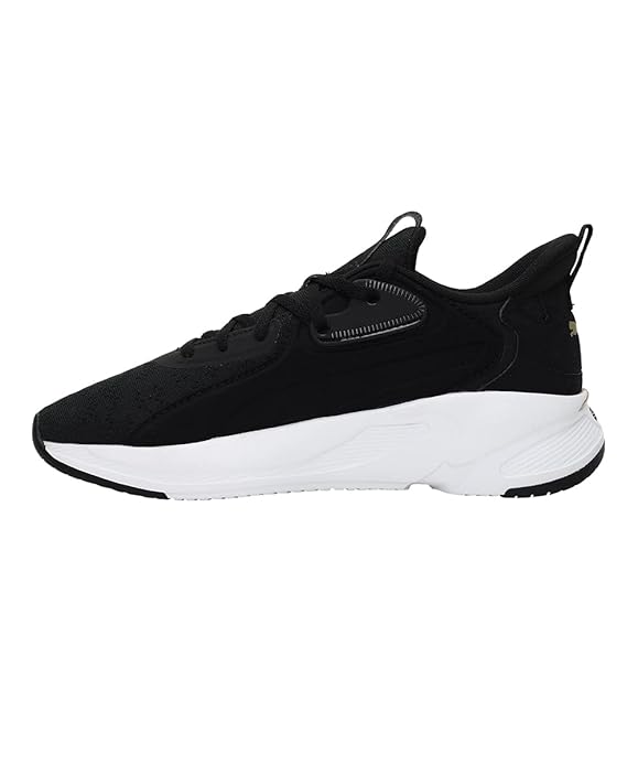 Puma Womens Softride Premier Mtl WN's Black-Team Gold Walking Shoe - 3UK