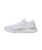 Puma Womens Pacer Future Allure White-White-Silver Running Shoe - 4 UK