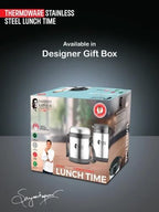 Sanjeev Kapoor Lunch Time Kettle 1000 ml + Thermo Steelo, Double Walled Insulated