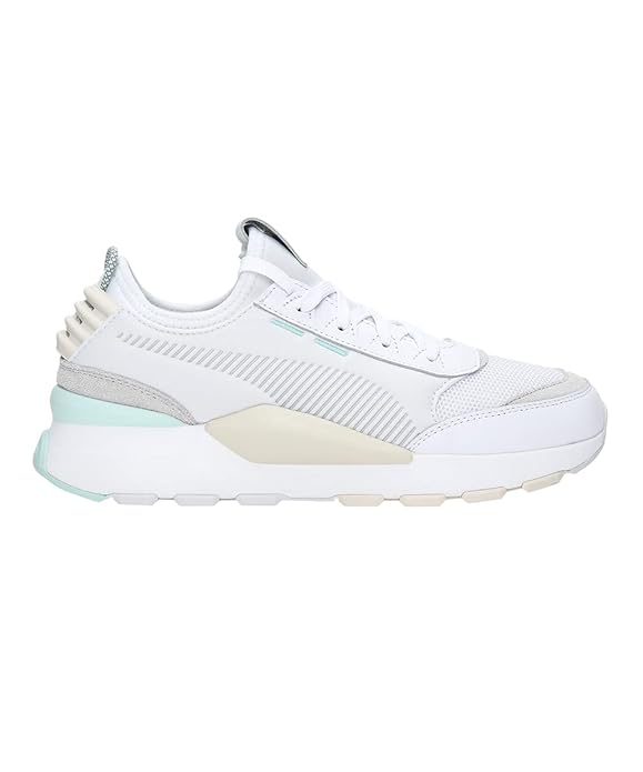 Puma Unisex-Adult RS-0 CORE Puma White-Gray Violet-Whisper White Sneaker-3 UK