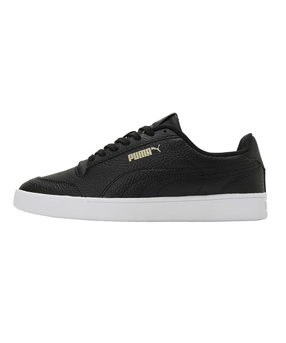 PUMA | Shuffle Ultra Men's Sneakers | Black-Metallic Gold-White | 6UK