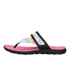 PUMA Women Softride Sunny Tie Dye Flip Flops Puma Black-Phlox Pink - 3