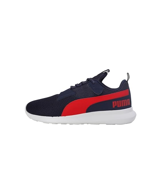 PUMA Men, Player IDP, New Navy-High Risk Red-White, Sneaker, 7UK