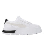 Puma Womens Mayze Stack WNS Puma White-Vaporous Gray Sneaker - 4 UK