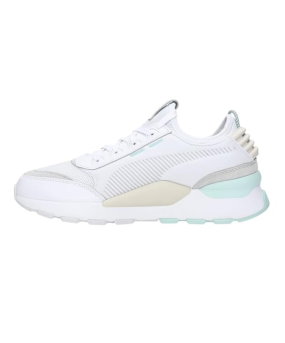 Puma Unisex-Adult RS-0 CORE Puma White-Gray Violet-Whisper White Sneaker-3 UK