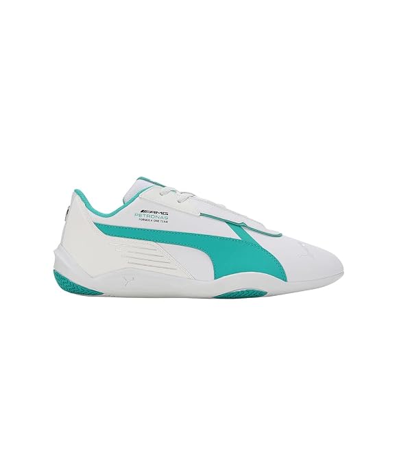 PUMA Unisex MAPF1 R-Cat Machina Sneakers Puma White-Mercedes Team Silver-Spectra Green - 11