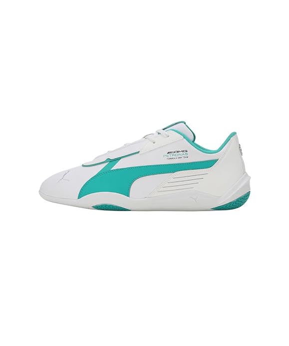PUMA Unisex MAPF1 R-Cat Machina Sneakers Puma White-Mercedes Team Silver-Spectra Green - 11