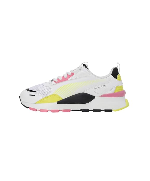 PUMA Women, RS 3.0 Pop Wns, White-Yellow Burst, Sneaker, 3UK