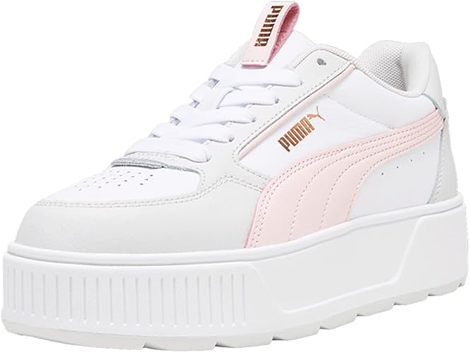 PUMA Womens Karmen Rebelle Platform Sneakers Shoes Casual - Pink , 7.5 UK
