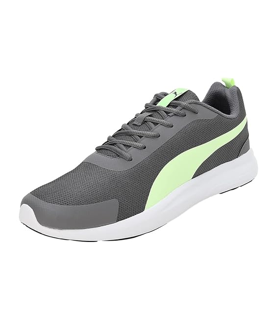 Puma Mens Piktor Castlerock-Fizzy Apple-Black Sneaker UK-10 (39140301)