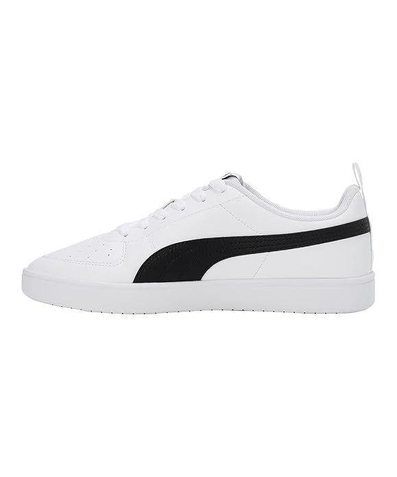 Puma Unisex-Adult Rickie White-Black Sneaker - 10UK