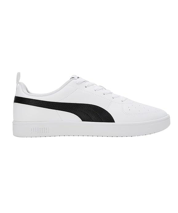 Puma Unisex-Adult Rickie White-Black Sneaker - 10UK