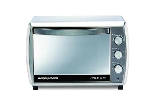 MORPHY RICHARDS 40 RCSS 40Litres Stainless Steel Oven Toaster Grill (Silver), 1500 Watts