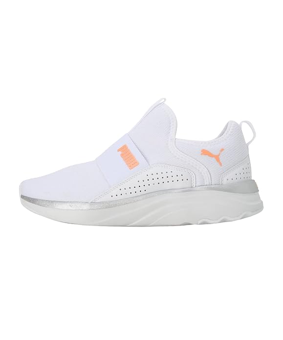 PUMA softride Sophia Slip-On Womens Sports Shoes ( White , 3.5 )