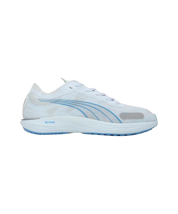 Puma Womens Liberate Nitro 2 WN's ICY Blue-Silver-Regal Blue Running Shoe - 4 UK