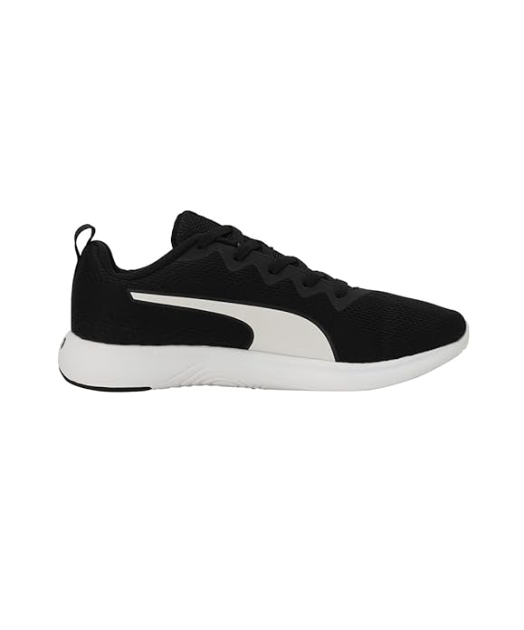 PUMA | SOFTRIDE Vital Engineered Mesh Men's Running Shoes | Black-White-Lemon Meringue | 9UK
