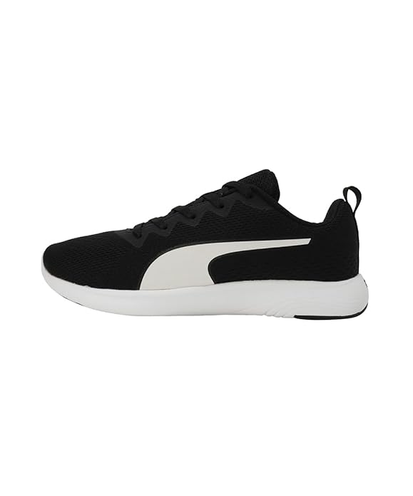 PUMA | SOFTRIDE Vital Engineered Mesh Men's Running Shoes | Black-White-Lemon Meringue | 9UK