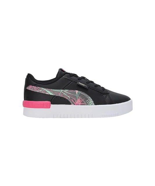 Puma Girls Jada Vacay Queen Ps Sneaker ( Black-Glowing Pink-Gold-White , 2 UK )