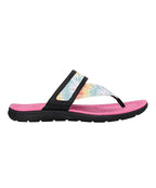 PUMA Women Softride Sunny Tie Dye Flip Flops Puma Black-Phlox Pink - 3