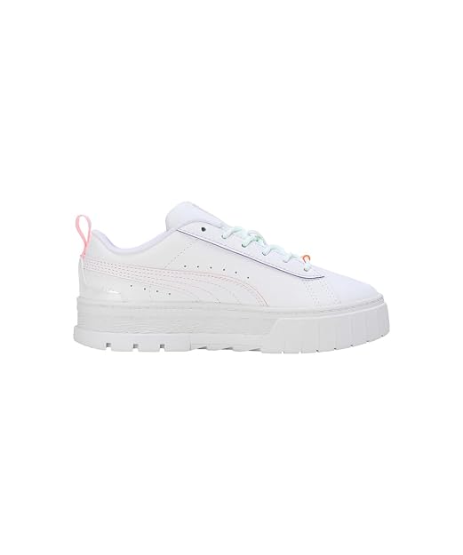 PUMA Girls Mayze Cosmic Girl PS White-Koral Ice Sneaker - 13 UK