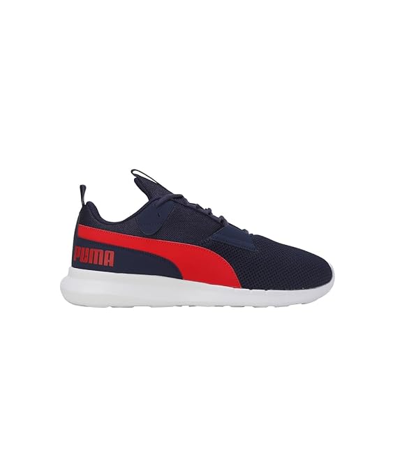 PUMA Men, Player IDP, New Navy-High Risk Red-White, Sneaker, 7UK