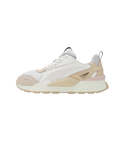 Puma Womens RS 3.0 Soft WNS Warm White-Feather Gray Sneaker - 5 UK
