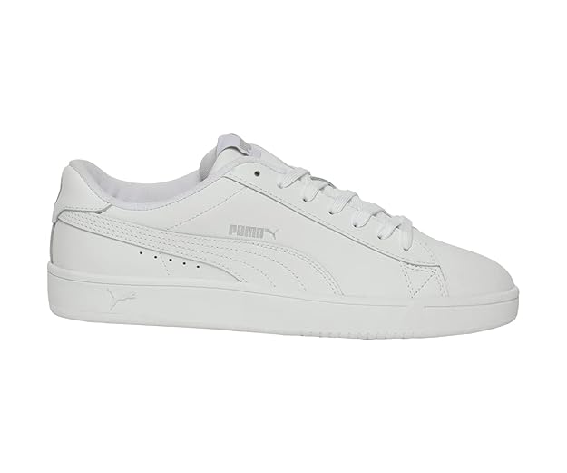 Puma Unisex Adult Court Breaker Derby L White Leather Sneakers-10 UK