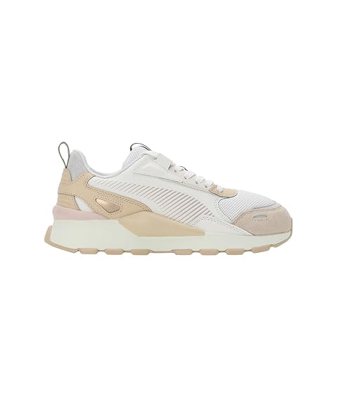 Puma Womens RS 3.0 Soft WNS Warm White-Feather Gray Sneaker - 5 UK