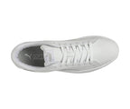 Puma Unisex Adult Court Breaker Derby L White Leather Sneakers-10 UK