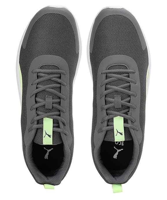 Puma Mens Piktor Castlerock-Fizzy Apple-Black Sneaker UK-10 (39140301)
