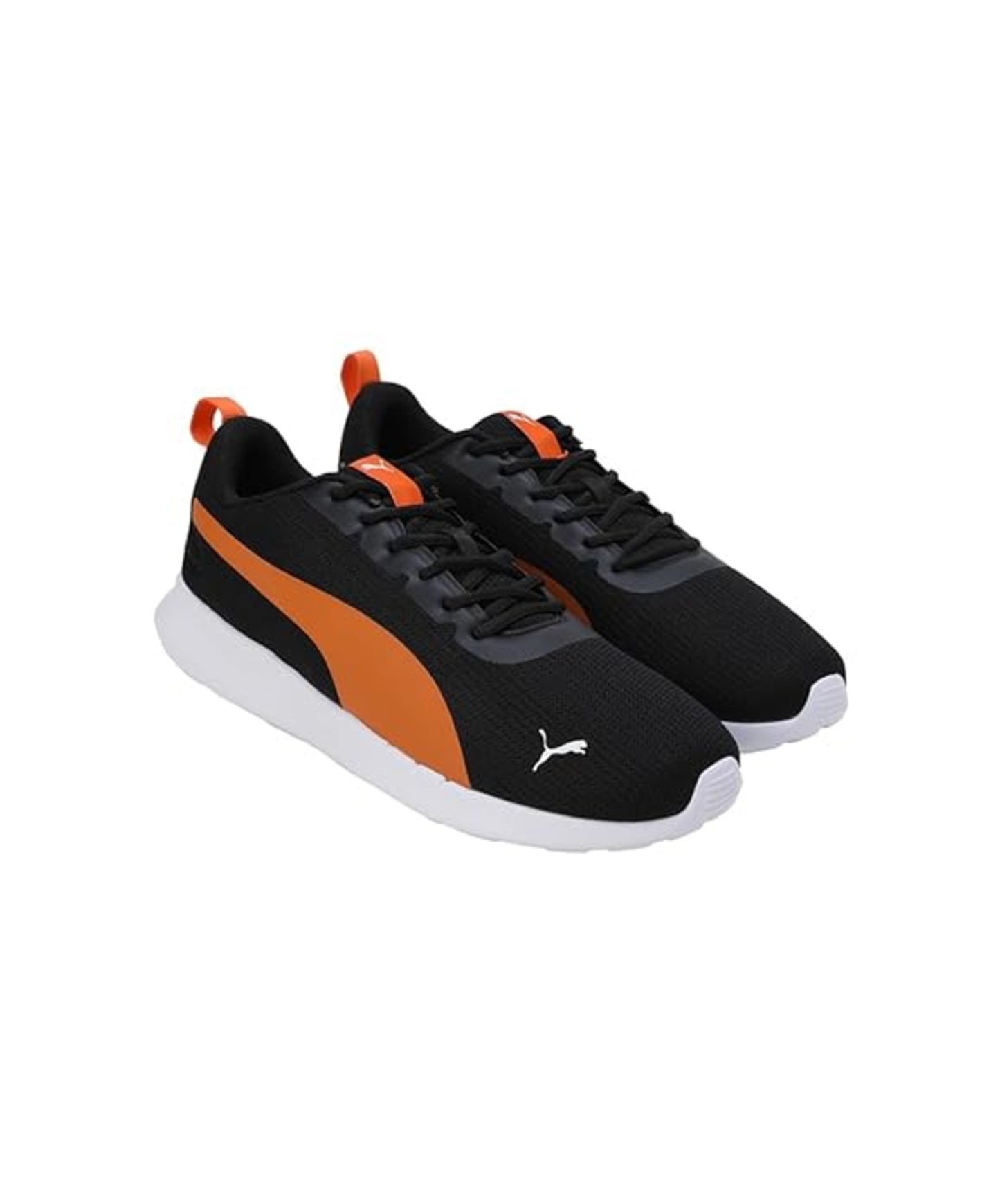 Puma Mens Fireball V1 Black-Vibrant Orange-White Sneaker UK-9 (39627301)