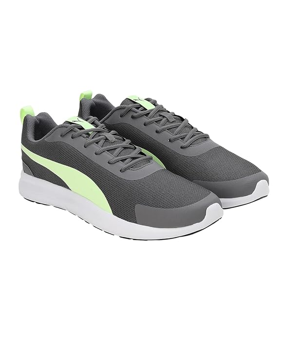 Puma Mens Piktor Castlerock-Fizzy Apple-Black Sneaker UK-10 (39140301)