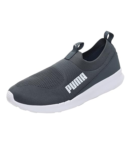 Puma Men's Grand Slipon IDP Dark Slate White Sneaker UK-7 (38586204)