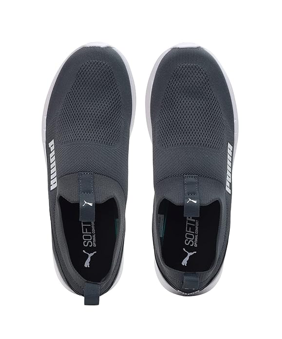 Puma Men's Grand Slipon IDP Dark Slate White Sneaker UK-7 (38586204)