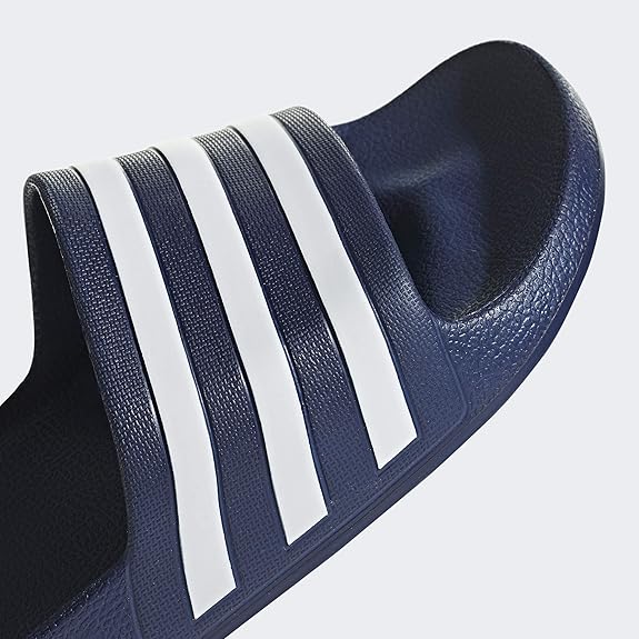 ADIDAS MENS ADILETTE AQUA DKBLUEFTWWHTDKBLUE SLIPPER - 8 UK (F35542)